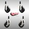 Service Caster 4 Inch 316SS Soft Rubber Swivel 1 Inch Expanding Stem Caster Brake SCC, 2PK SCC-SS316EX20S414-SRS-2-TLB-2-1 - alternate 5